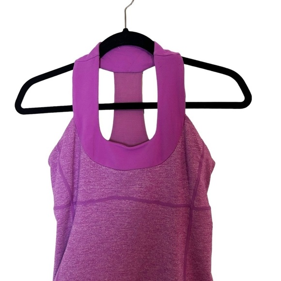 Lululemon Scoop Neck Tank- Heathered Ultra Violet - Picture 8 of 13